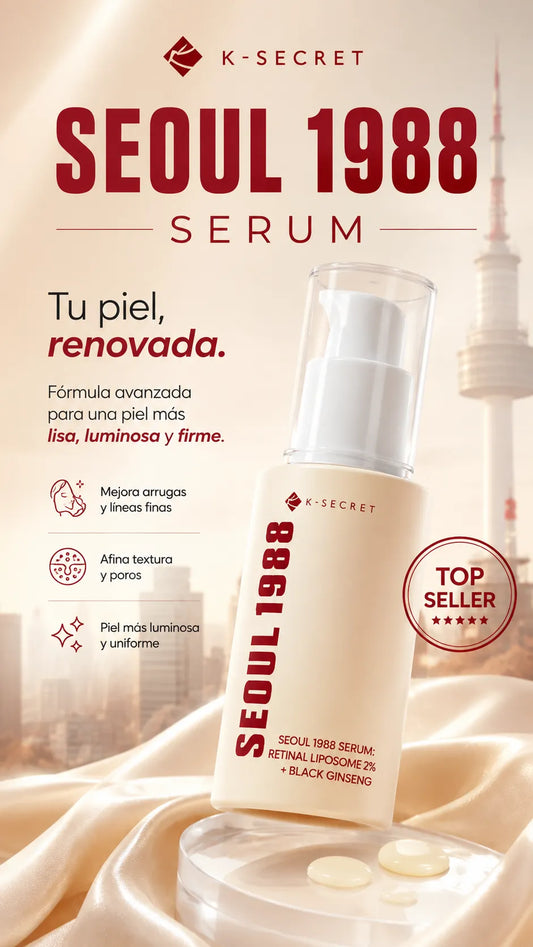 Seoul 1988 – Serum Coreano Anti-Manchas y Arrugas con Retinal Multizona