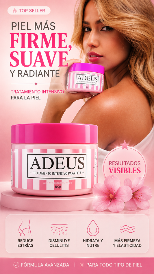 Crema Brasileña Adeus™ - Reductor de Celulitis y Estrías
